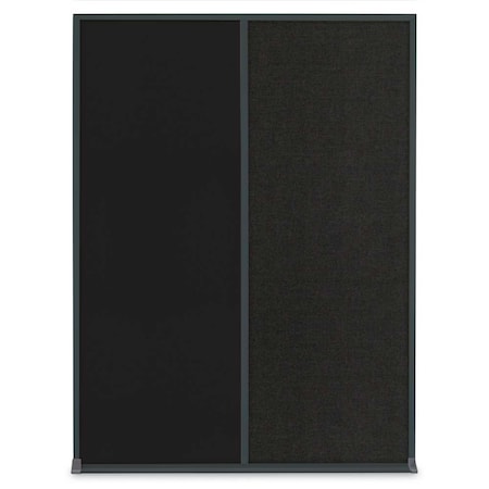 United Visual Products Single Door Radius Corkboard, 18"X24", G UV8000-GOLD-APRICOT